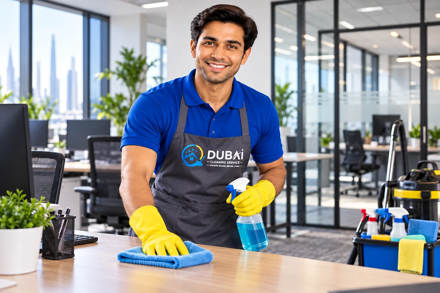 Professional office deep cleaning service in Dubai